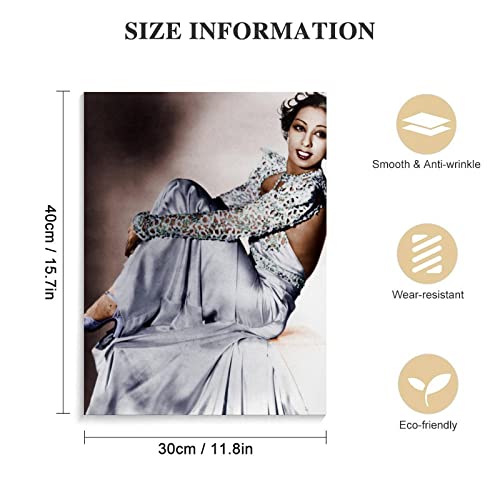 Canvas Paintings Wall Art Josephine Baker Poster (15) Surrealism Posters Canvas Wall Art Prints For Wall Decor Room Decor Bedroom Decor Gifts 16X20Inch(40X51Cm) Frame-Style #TOP1