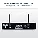 ALTO Stealth Wireless MKII UHF Stereo Wireless Audio System for Active Speakers with Transmitter and 2 Receivers, 2 XLR Ins, Expandable
