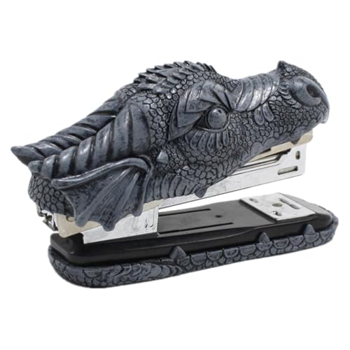 Agrafeuse en résine forme crocodile robuste Hemobllo de bureau