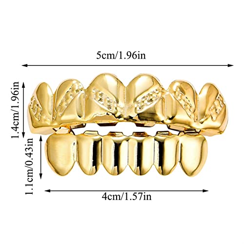 Funda de diente de oro ajustable para colmillo de vampiro gótico unisex 3