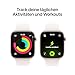 Apple Watch Series 11 GPS 46 mm Smartwatch mit Aluminiumgehäuse in Roségold und Sportarmband in Blassrosa (S/M). Schlafindex, Fitnesstracker, Gesundheitstracking, Always-On Display, Wasserschutz