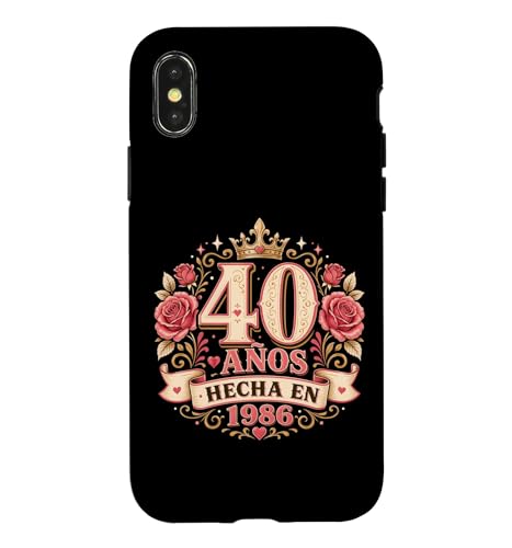 40 Anos �t���[�����N���E�� �X�y�C����O���t�B�b�N�e�L�X�g �G�C�W�s���N���[�Y �X�}�z�P�[�X iPhone X/XS �p