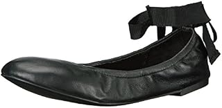 ALDO Women's Phay Ballet Flat, Black Leather, 5 B US