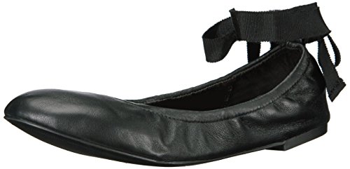 ALDO Women's Phay Ballet Flat, Black Leather, 5 B US