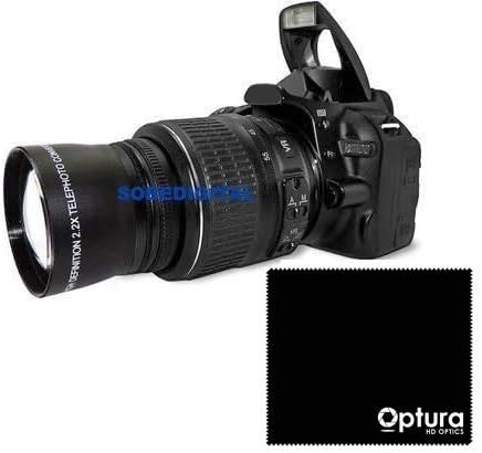 52MM HD Sport Action 2X Tele Zoom Lens for Nikon D3200 D3000 D5300 D5000 D5200 D3300 D90 D80 D40 D40X D70