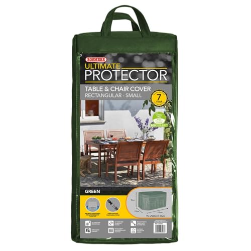 Image of Bosmere Ultimate Protector Rectangular Patio Set Cover 4 Seat Green U525G