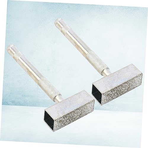 DOITOOL 2 Pçs Moedor Cômoda Vara Plana Diamante Truing Moagem Vaidade Mesa Diamante Rebolo Cômoda Fe