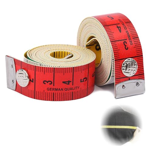 2 rotoli di sartoria metro sarta,180 cm/60 pollici metro da sarta morbido