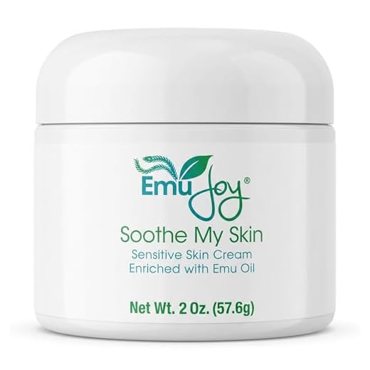 Soothe My Skin Cream for Sensitive Skin - Eczema Cream Psoriasis Atopic Dermatitis Lichen Sclerosus. Emu Oil Cream with Only Natural Ingredients