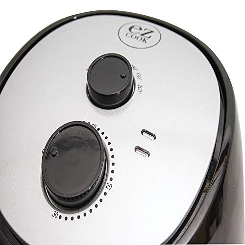 Fritadeira Elétrica Sem Óleo Ez Cook 3L Preta 110V Ez Cook Preto 3 Litros 110V