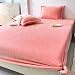 MorroMorn Luxury Plush Fleece Fitted Sheet Sets with 20" Deep Pocket for Thick Mattresses 360° Snug Fit Non-Slip, Ultra Soft 3-Piece Bedding Set Cozy Warm for Cold Sleepers (Pink, Queen)