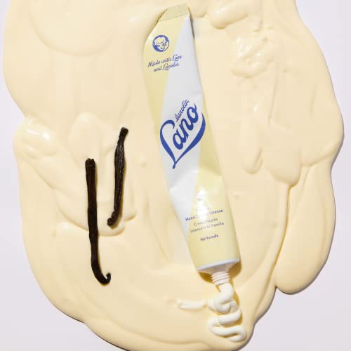 Lanolips Hand Cream Intense, Vanilla - Hand & Cuticle Cream For Dry, Cracked Skin - Lanolin Cream With Vanilla, Shea Butter & Vitamin E - Cruelty-Free, Dermatologist Tested (50Ml / 1.69 Fl Oz) #TOP1