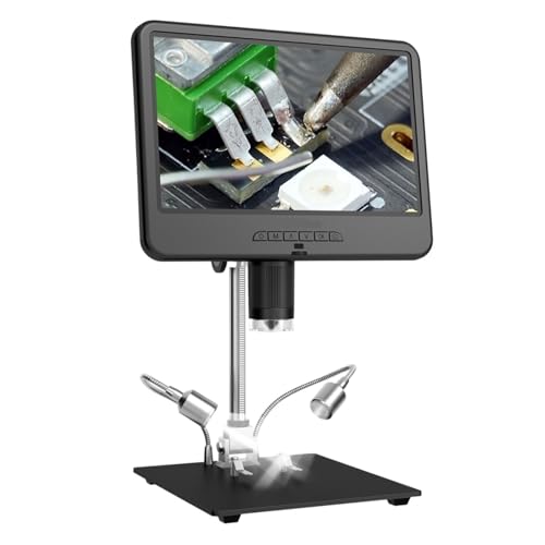 Microscopio digital 260X pantalla IPS 10.1 inspección circuitos teléfono móvil 1080P