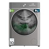 Cecotec Lavadora Secadora 8-5Kg Bolero Wash&Dry 8590 Inverter Steel Max. 1400RPM, 16 Programas, Motor Inverter Plus, Lava con Vapor, Lavado y Secado Inteligente, Estirilización y Goma Antibacteriana