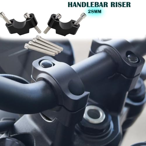 Soulager le mal de dos sur Trident 660 avec ces risers guidon 28mm - 2
