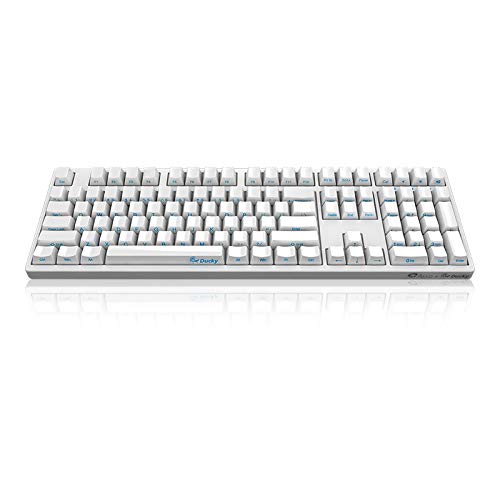 Simple Mechanical Keyboard, 108-key Cherry Switch Pbt Material Keycap Wired Keyboard, Side Characters, Switch Optional, Anti-ghosting,Cherrymxblue