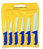 Griff aus rutschfestem Kunststoff (PA Polyamid) liegt sehr gut in der Hand, ermöglicht ein ermüdungsfreies Arbeiten und hygienische Standards werden dank absoluter Verschmelzung des Kunststoffs erfüllt.