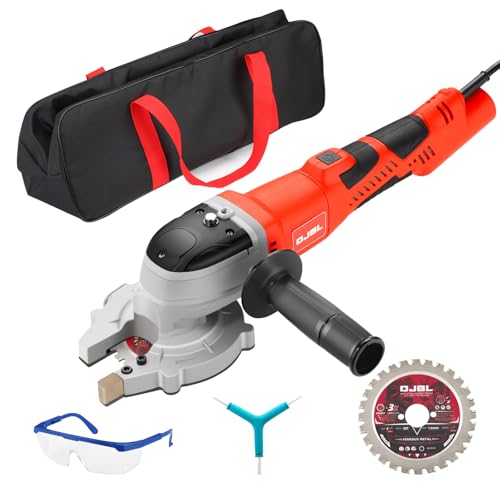 Image of DJBL Electric Rebar Cutter,2100W Powerful Cutting Edge Saw with 110mm Blade | Handheld Cold Cut Crushless Motor Fast Cutting for Multi-material Max Cutting Size 30mm