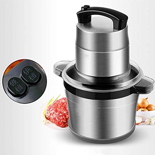 TVSKWMRQ Metall Fleischwolf - Elektrischer Lebensmittelzerkleinerer Küchenmaschine Fleischwolf, Edelstahl Küchenwolf für Fleisch, Gemüse, Obst, Zwiebeln und Nüsse, kleines Geschenk 5 TVSKWMRQ Metall Fleischwolf - Elektrischer Lebensmittelzerkleinerer Küchenmaschine Fleischwolf, Edelstahl Küchenwolf für Fleisch, Gemüse, Obst, Zwiebeln und Nüsse, kleines Geschenk