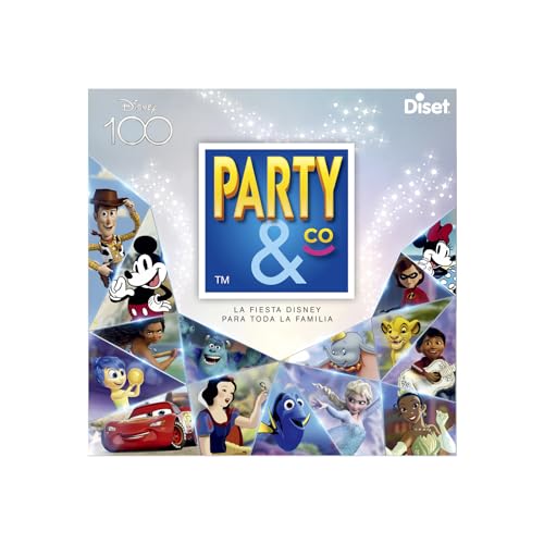 Diset - Party & Co. Junior - Juegos Infantiles para niños +8 Años | Juego de Mesa Multi-Prueba | Juego de Mesa por Equipos | Regalos niños 8 años