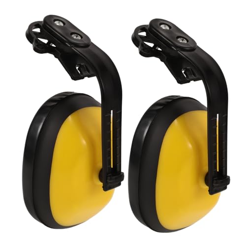 Unomor 1 Pair Heavy Duty Construction Ear Protection Muffs Industrial Noise Cancelling Ear Protection for Safety Construction and Daily Use Comfortable Design for Long Lasting Wear