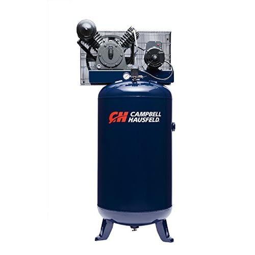Air Compressor, 80 Gallon Vertical Two Stage 14CFM 5HP 208-230V 1PH (Campbell Hausfeld HS5180)