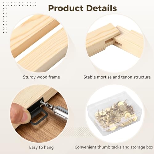 Kit de marcos de madera para lona con extractor que evita dañar tus lienzos 5