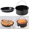 2 x Non-Stick Cake Baking Tray and Pizza Tray for Air Fryers Enhance Your Cooking Experience (8") #5