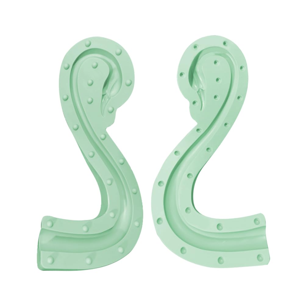 3D-Silikon-Fondant-Formen für selbstgemachte Flamingo-Hals, Schokolade, Süßigkeiten, Kuchendekoration, Dekoration (Schwan L)