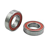 sourcing map 2 Stücke Universal 6005RS Rillen Versiegelt kugellager 47 x 25 x 12mm