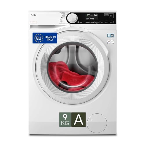 AEG ProSteam Serie 7000 Lavatrice a carica frontale LR7D94GW, PreciseWash, programma Vapore Refresh,...