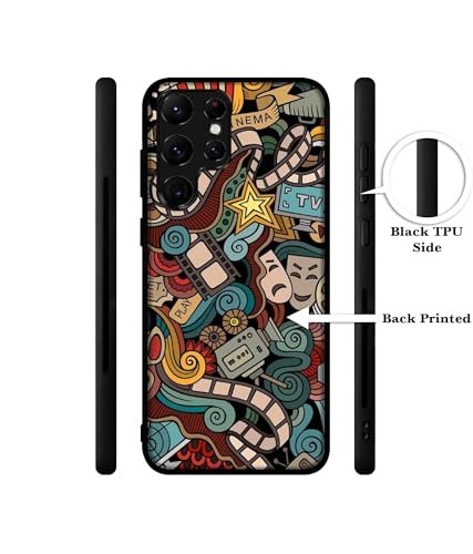 Image of Movies Design Premium 2D Printed Metal Back Case Cover for Samsung Galaxy S22 Ultra 5G