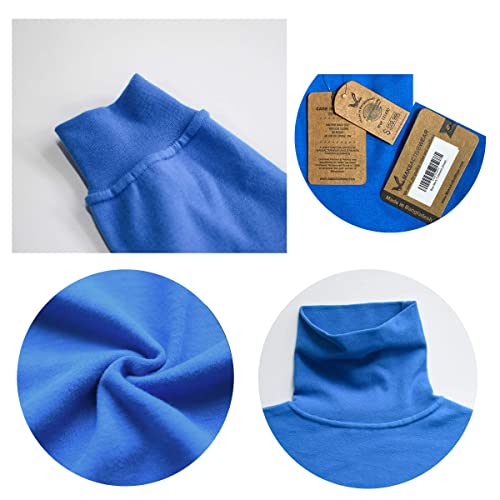 Maks Mens Casual Cotton Turtleneck Pullover Sweater Interlock Knit Combed Super-Soft Sweater4