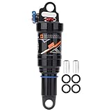 Tbest Fahrrad-Stoßdämpfer hinten, Mountainbike-Luftdruck-Stoßdämpfer MTB Soft-Heckrahmen Heck Springback Stoßdämpfer Fahrradzubehör(165mm)