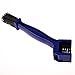 Produktbild Bike Motorrad Kette Reinigungsbürste, Fahrrad Mountain Bike Kette Kurbelgarnitur Pinselreiniger Reinigung Wartung Werkzeug Bike Motorrad Kette Reinigungsbürste, Fahrrad Mountain Bike Kette Kurbelgarnitur Pinselreiniger Reinigung Wartung Werkzeug (Blau)