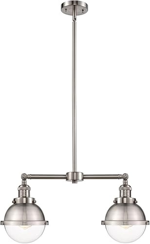 Innovations 209-SN-HFS-62-SN Colgante Isla Dos Luz de Franklin Restoration Collection 7,25 pulgadas