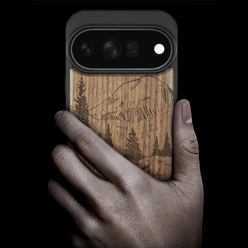 Google Pixel 11 Pro XL case protection antichoc bois noyer compatible MagSafe