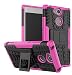 Produktbild Für Sony XZ2Compact / XZ1 / XZ2 / XZ1Compact-Gehäuse, 2-in-1-TPU und PC-Gehäusehalterung mit Fallschutz für Sony L1 / L2 / XA1 / XA2 / XA1Ultra,Rosa,SonyXA1