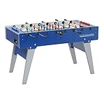 Garlando Calcio Balilla Master Pro Con Aste Rientranti e Gambe Pieghevoli Blu