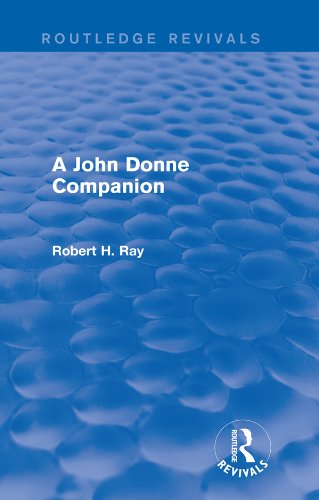 A John Donne Companion (Routledge Revivals)      1st Edition, Kindle Edition