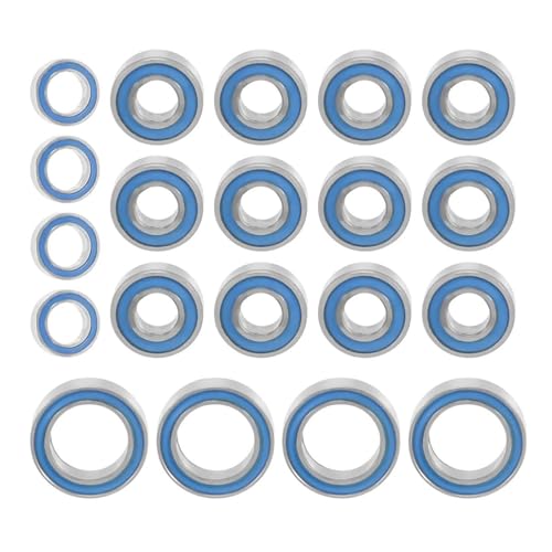 Roulement a bille pour Tamiya TT01 et TT02 kit de 20 pièces scellées en caoutchouc pour RC 1/10