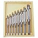 Adjustable Hand Reamer Set, Straight Blade Type, Number of Pieces: 8, Sizes Included: 15/32" to 1-1/ - 1 Each