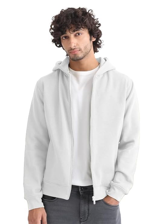 drobe Plain Chain Hooded Zipper Hoodie for Unisex-picture-15
