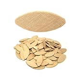 100pcs Beechwood Joining Biscuits Variety Pack (No.20) for Woodworking, Joinery, and Furniture Framing,FSC-Certified Birch Wood Biscuits for Woodworking