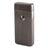 Tesla Coil Lighters Metal Minimalist USB Rechargeable Windproof Arc Lighter - Gun Metal