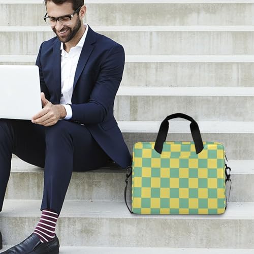 Funda para laptop portátil 15.6 pulgadas amarillo y azul miniatura 3