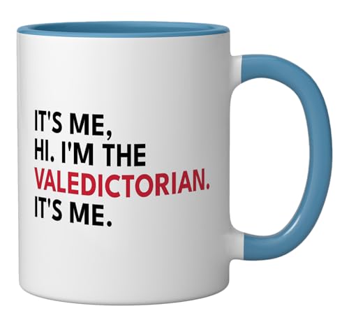 Taza de cerámica Azul/Blanco 11 onzas miniatura 2