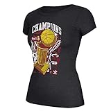 adidas 2012-2013 Miami Heat NBA Finals Champions Trophy Net Logo T-Shirt Women's (M)