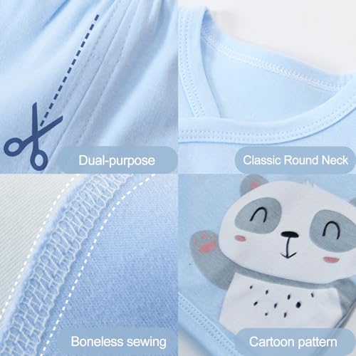 Newborn Baby Gift Set, Premium Cotton Baby Clothes, Newborn Layette Gift Set with Buttons for Baby Boys & Girls, 100% Pure Cotton with No Fluorescent Agents(18PCS) (Bear)