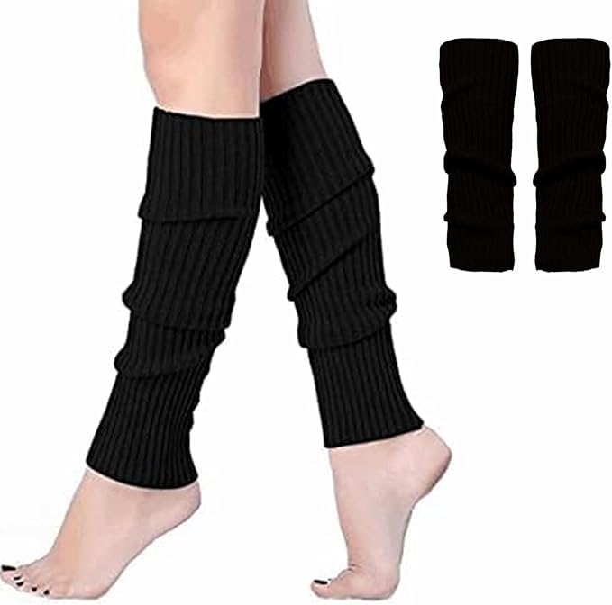 Jambiere En Tricot Femme,Guêtres de Jambe Leg Warmer,Jambières Pour Dames,Jambières Tricotées D'hiver Douces,Guêtres Femmes pour la Danse,Jambiere Guetre...